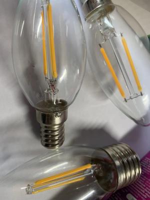 China 2w Filament Led Light Bulbs , Led Energy Saving Bulb Pc Glass en venta