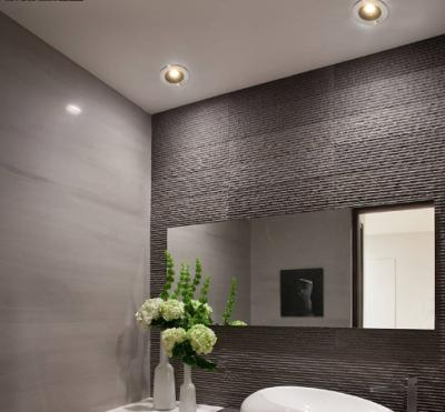China Sala de estar impermeable llevada material de aluminio Downlights de Downlight del panel en venta