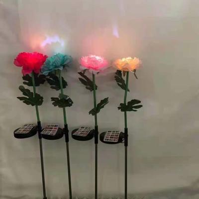 China Cri70 1m 1.2m Height Solar Flower Light For Holiday Park for sale