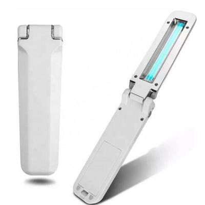 China Mini Foldable Travel Daily Use Ultraviolet Ozone Disinfection Germicidal Lamp for sale