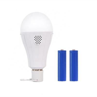 China 9w 12w 15w 18650 Lithium Battery Emergency Light Led Bulb Rechargeable For Office School for sale