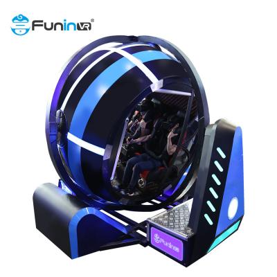 China Shooting 9D Virtual Reality Simulator 720 Degree Roller Coaster Flight Simulator for sale