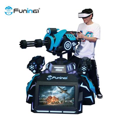 China Realidade virtual de tiro Arcade Game 9D VR Gatling da arma do simulador do parque de diversões à venda