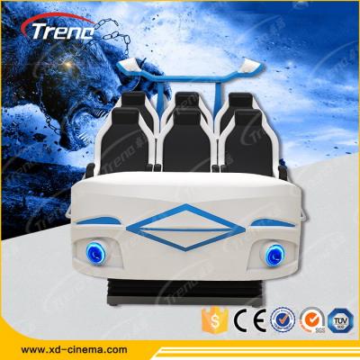 China Amusement Roller Coaster 9D Virtual Reality Simulator Six Seats For Auto Show for sale