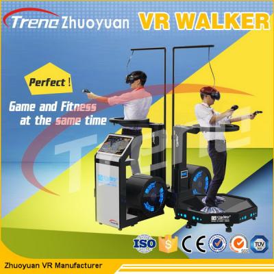 China Wonderful Full Motion Video Game 9D VR Simulator Treadmill For Shopping Park for sale