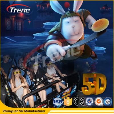China Safety Theme Park Roller Coasters 5D Movie Theater With Hydraulic System For film for sale