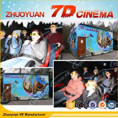 China Indoor XD Movie Theater , 6 DOF Electric 7D Cinema Equipment ISO 9001 Approved for sale