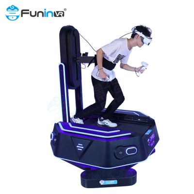 China 360 Degree 9D Vr Standing Platform Vr Walker Treadmill 40pcs Games for sale