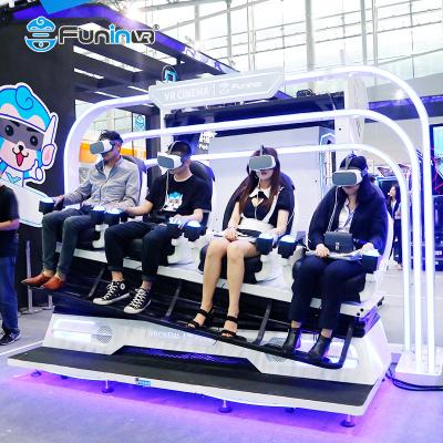 China 4 Players 9D Virtual Reality Game Simulator Amus Park 9D Vr Cinema for sale
