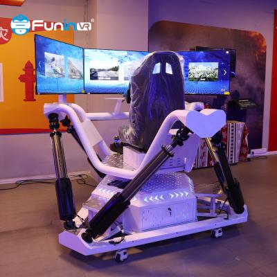 China Commercial 9D Virtual Reality Simulator Racing F1 Seat Motorcycle Simulator Arcade Game Chair for sale