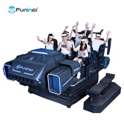 China Dark Mars 6 Seats 9d VR Simulator Arcade Game Machine 360° Panoramic View for sale