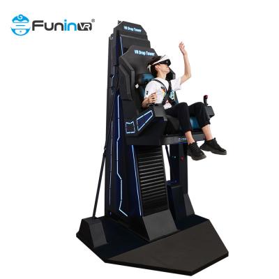 China Zhuoyuan Manufacturer Amusement Park 9d Game Machine VR Drop Tower Vr Exercise Equipment for sale