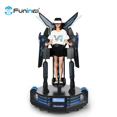 China Amusement Park VR Flight Simulator 9d Standing Up Shooting Simulator for sale