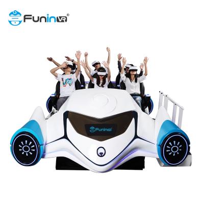 China 360 Roller Coaster 9D VR Simulator 6 Seats Motion Chair Virtual Reality Equipment for sale