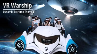 China 6 Players VR Warship Trampoline Park Experience The Thrilling Virtual Reality Arcade Theme Park for sale
