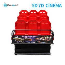 China Curved Screen 7D Movie Theater With Motion Seats 2/3/4/6/8/9/12/24 Chairs Regular Maintenance for sale