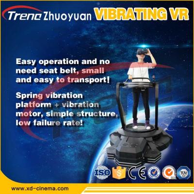 China Black 0.5KW Small Vibrating VR Simulator Cinema With Player Controller Joystick for sale