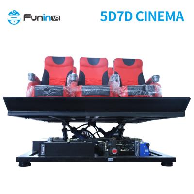 China Customized 5D Movie Theater With Dynamic Motion Seats 5D Cinema for sale