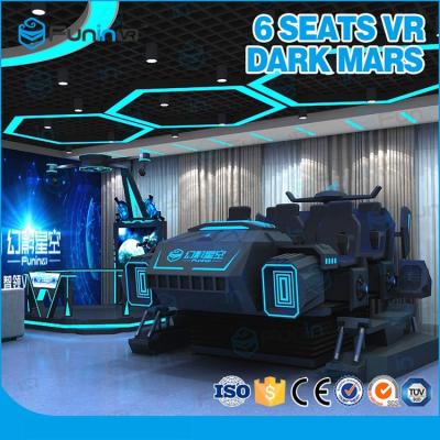 China Mech Style Virtual Reality 9D VR Cinema Six Players Indoor VR Game With VR Helmet for sale