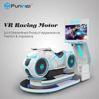 China La diversión divertida del coche de competición del simulador de la realidad virtual del simulador del parque temático 9D VR monta en venta