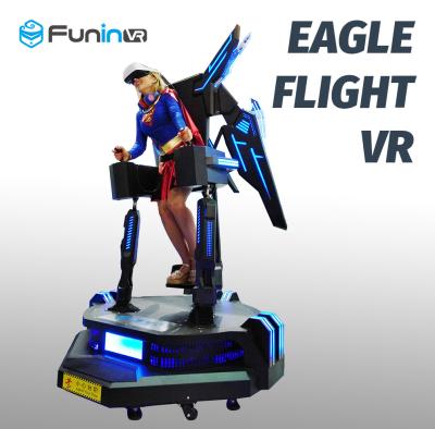 China Funin VR Standing Up Shooting Game Machine 9D Fly VR Flight Simulator For Shopping Malls for sale