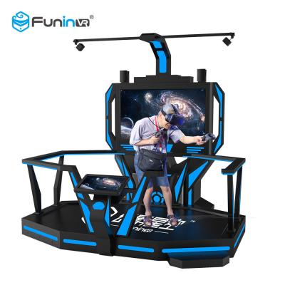 China 0.9KW 9D VR Space Walk Virtual Reality Platform Simulator With 55 Inch HD Displayer for sale