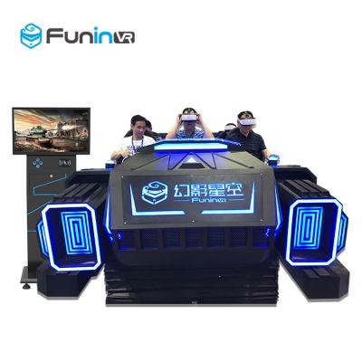 Κίνα 6 εξοπλισμός αυτοκινήτων παιχνιδιών κινηματογράφων VR Multiplayer εικονικής πραγματικότητας καθισμάτων 9D με ISO9001 προς πώληση