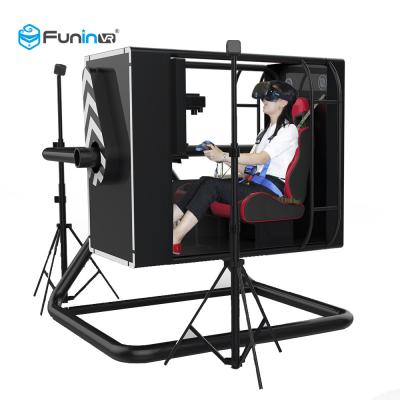 China Flight Machine 9d VR 720 Degrees joystick flight simulator for Amusement Park for sale