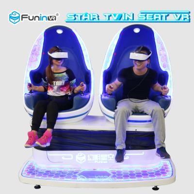 China Full Automatic Mode Virtual Reality Simulator Cinema Blue With White Color for sale