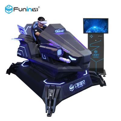 China Motion Driving Ride Racing Car Virtual Reality Simulator For Theme Park for sale