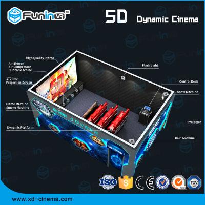 China Dynamic Multi Dimensional 5D Cinema Equipment Lighting / Smoke / Aroma Effects for sale