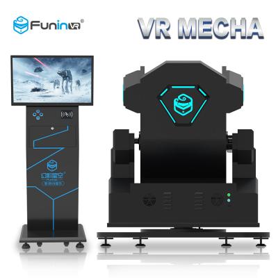 China Theme Park 9D VR Vibrating Simulator With Pneumatic 6 Dof Platform for sale