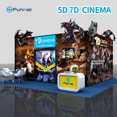 China Electric 7D 5D Cinema Simulator For Home Theater With Leg Sweep for sale