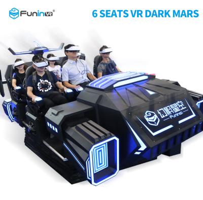 China Attractive 6 Seats VR Cinema Theater 6 Seats 9D VR Simulator Dark Mars for sale