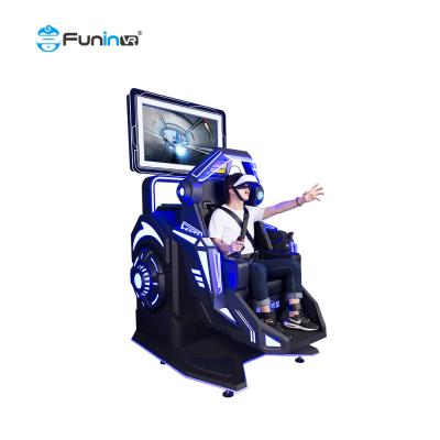 China Metal  1  seat 360 Degree Rotation 9D Virtual Reality Flight Simulator for sale