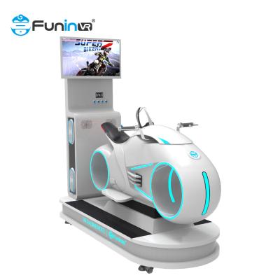 China single seat 9dvr  race games machine 9D Virtual Reality Simulator VR Moto Game Machine for sale