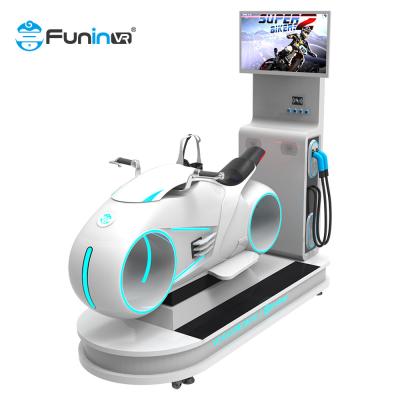 China Rated Load 100kg 9d virtual reality racing moto game with 360 rotation 9d VR cinema for sale