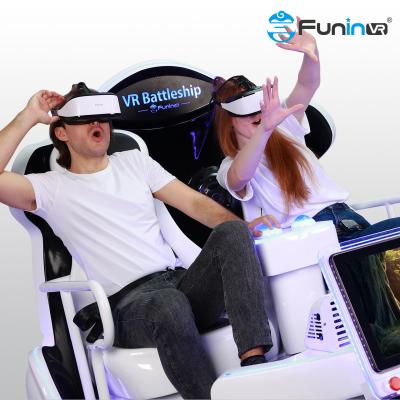 China Simulador para múltiplos jogadores do movimento da máquina de jogo do vr do cinema da navio de guerra de FuninVR 9D VR à venda