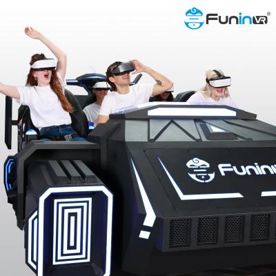 China FuninVR Virtual Reality Multiplayer Vr Simulator Game Machine 6 Seats Racing 9d VR Simulator for sale