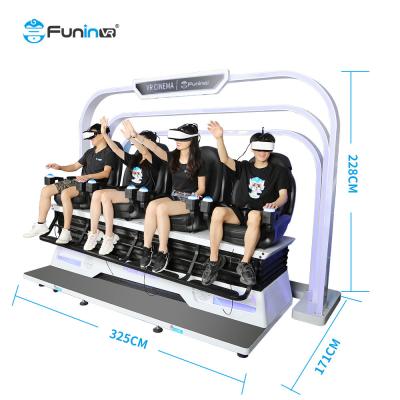 China Amazing Product VR Machine 9D 4 seats Cinema Game Project  9D Virtual Reality Cinema for sale