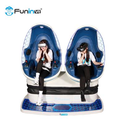 China Virtual reality shooting arcade 9D Egg Chair 2 Seats 9D VR Cinema Single seat for sale