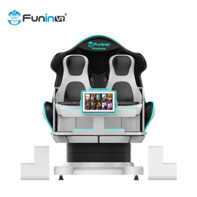 China 9D vr machine 3d headsets glasses 9d cinema virtual reality simulator 2 Players VR games equipment vr egg chair for sale for sale