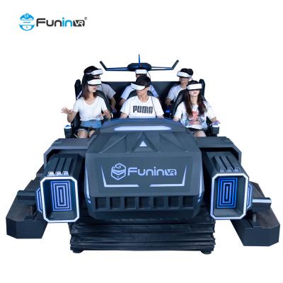 China 6dof Motion Platform 6 Seats Space Ship Design Vr Simulator 9d Virtual Reality Arcade Machine for sale
