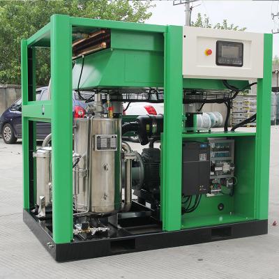 China Food Grade Oil Free Screw Air Compressor Variable Frequency 50HP For Medical Industry for sale