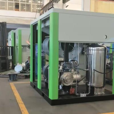 China 110kw Stationary  Oil Free Screw Air Compressor For Industrial en venta