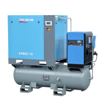China De Aire Variable Speed Air Compressor 15hp Industrial 15 Hp Rotary Screw Compressor for sale