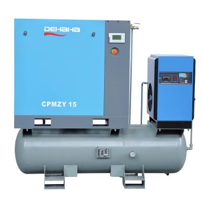 China Stationary 16bar Low Noise Variable Speed Type Compresor 11kw Screw Air Compressors 15hp Air Compressor for Sale for sale