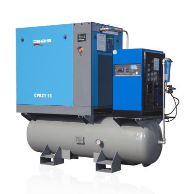 China High Quality 4 In 1 350 Liter Integration Rotary Screw Air Compressor Price for sale