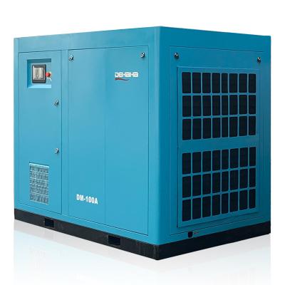 China 75kw 100hp Screw Type Air Compressor PM VSD Industrial Air Compressor for sale