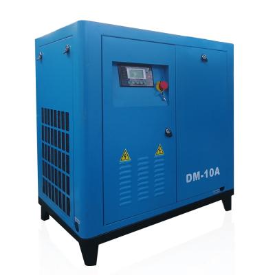China 380V Variable Speed Screw Compressor 7.5kW 10HP Screw Driven Air Compressor for sale